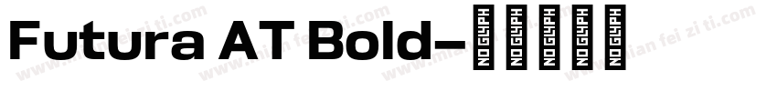 Futura AT Bold字体转换